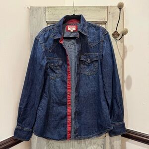 True Religion Men’s Denim Jean Shirt XL